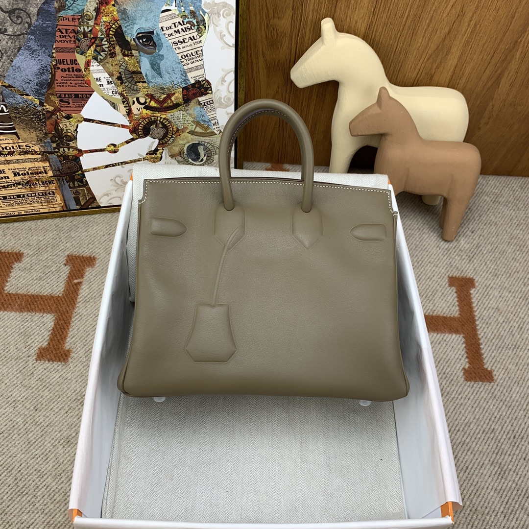Hermes Shadow Birkin Bag Swift 25 Fully Handmade H92029