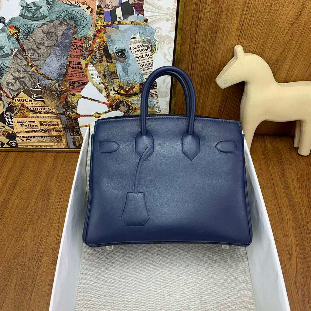 Hermes Shadow Birkin Bag Swift 25 Fully Handmade H92028