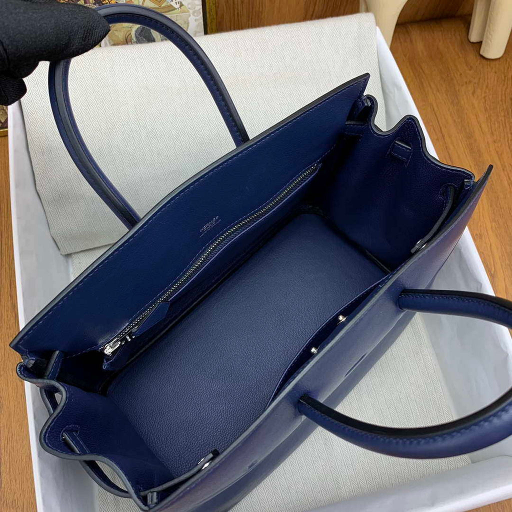 Hermes Shadow Birkin Bag Swift 25 Fully Handmade H92028