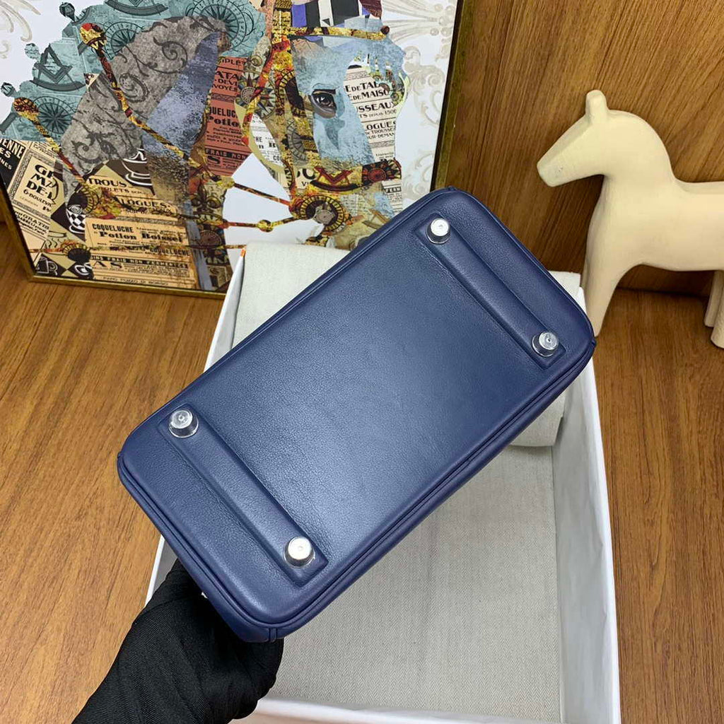 Hermes Shadow Birkin Bag Swift 25 Fully Handmade H92028
