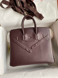 Hermes Shadow Birkin Bag Swift 25 Fully Handmade H92030