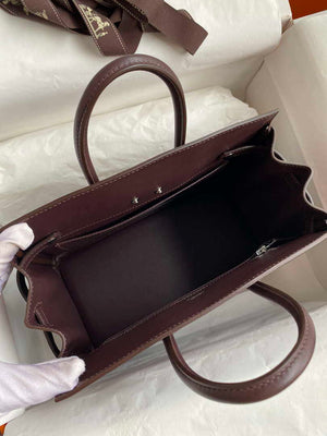 Hermes Shadow Birkin Bag Swift 25 Fully Handmade H92030 - Default Title - View 7
