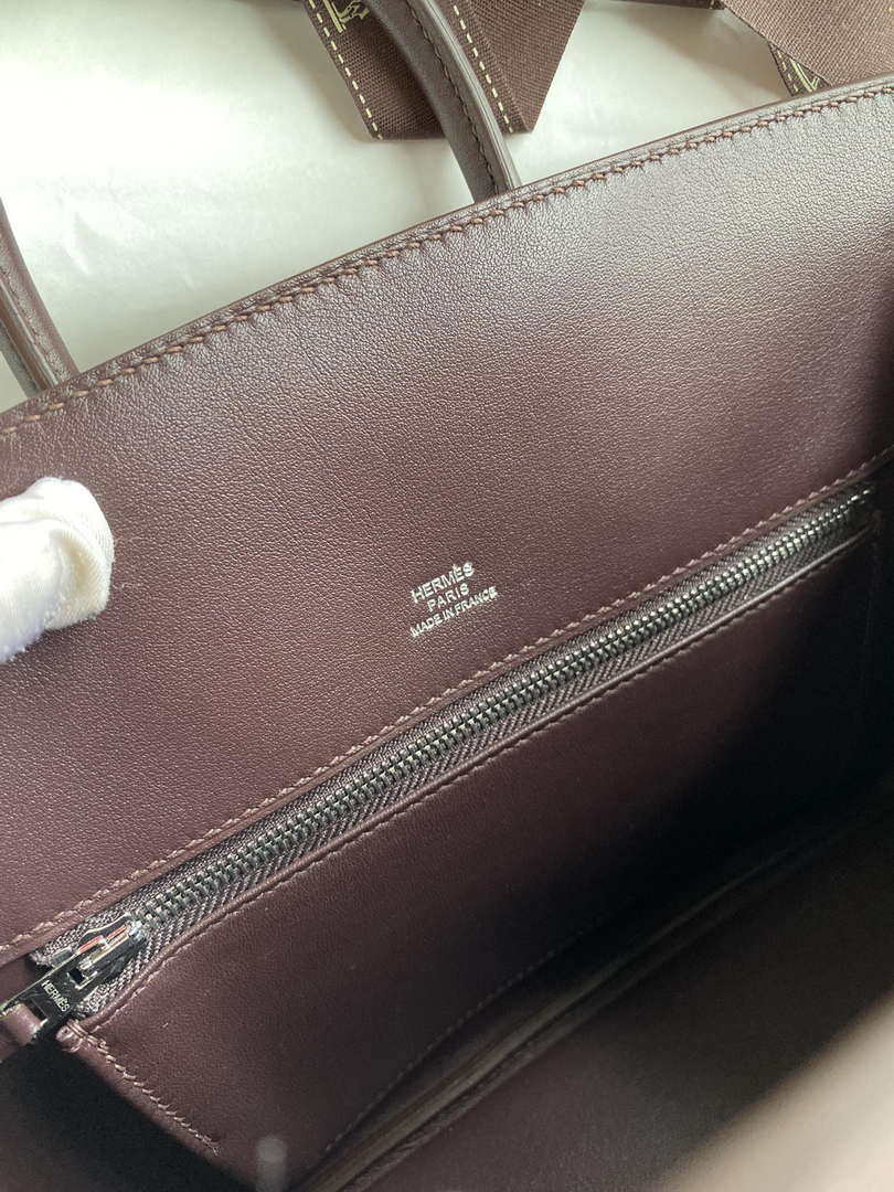 Hermes Shadow Birkin Bag Swift 25 Fully Handmade H92030