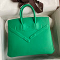 Hermes Shadow Birkin Bag Swift 25 Fully Handmade H92031 - Default Title - View 1