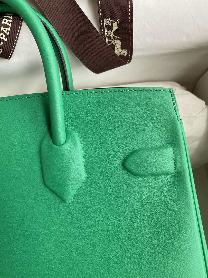 Hermes Shadow Birkin Bag Swift 25 Fully Handmade H92031