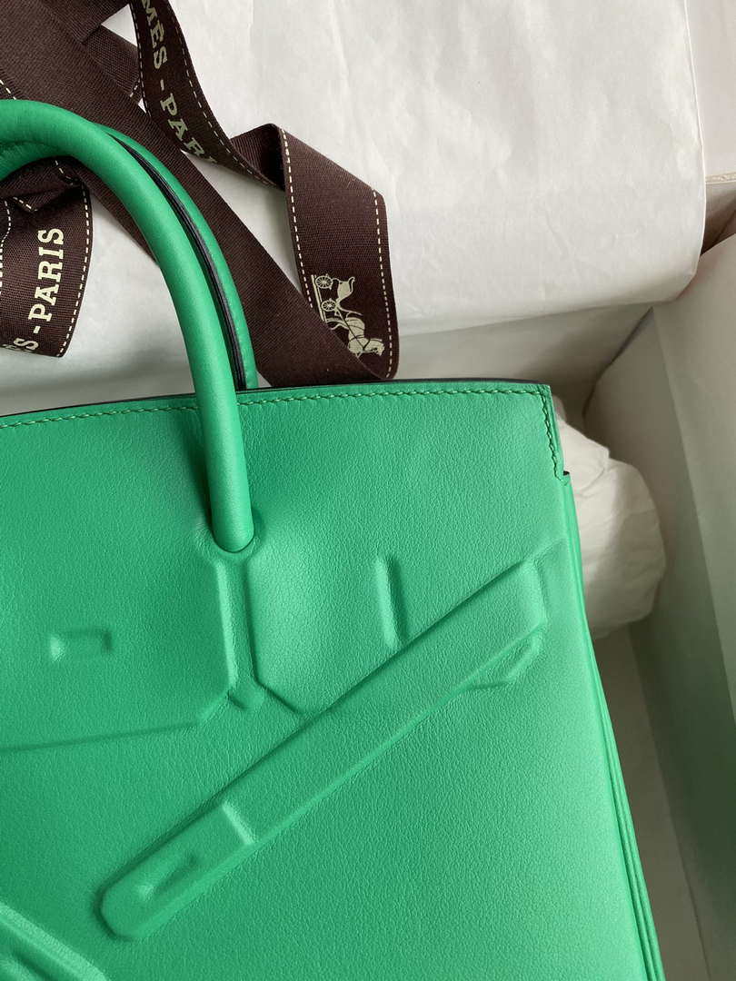 Hermes Shadow Birkin Bag Swift 25 Fully Handmade H92031