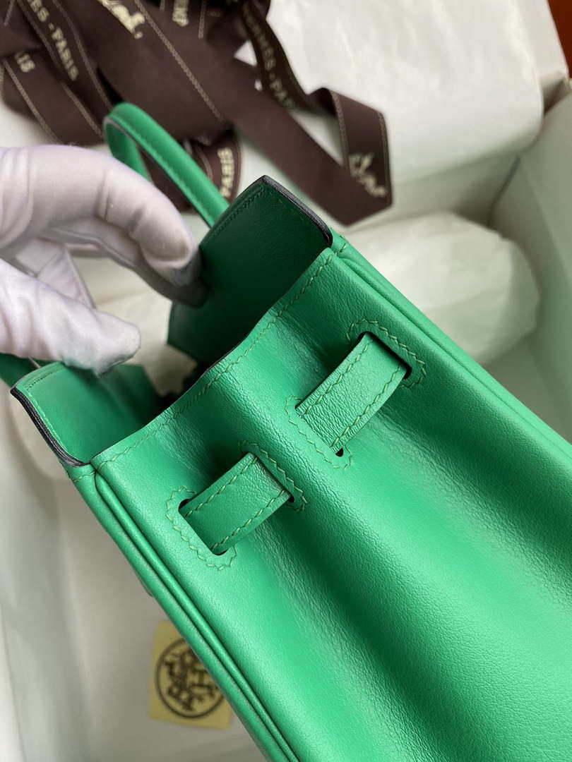 Hermes Shadow Birkin Bag Swift 25 Fully Handmade H92031