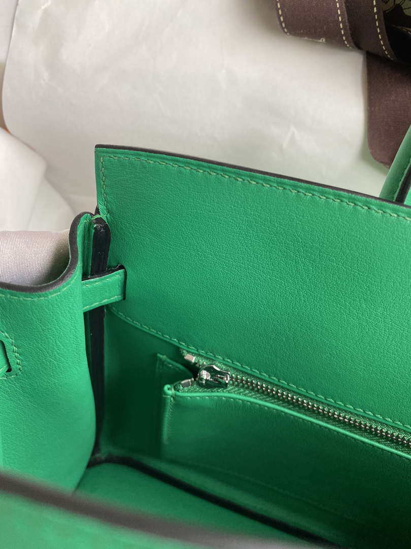 Hermes Shadow Birkin Bag Swift 25 Fully Handmade H92031