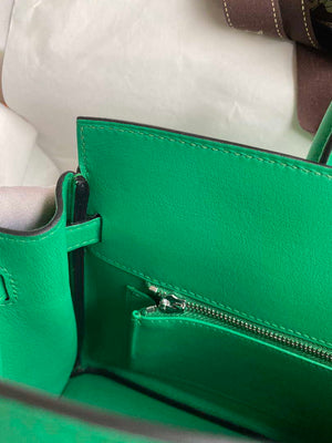 Hermes Shadow Birkin Bag Swift 25 Fully Handmade H92031 - Default Title - View 8