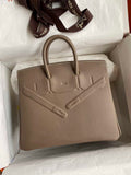 Hermes Shadow Birkin Bag Swift 25 Fully Handmade H92032