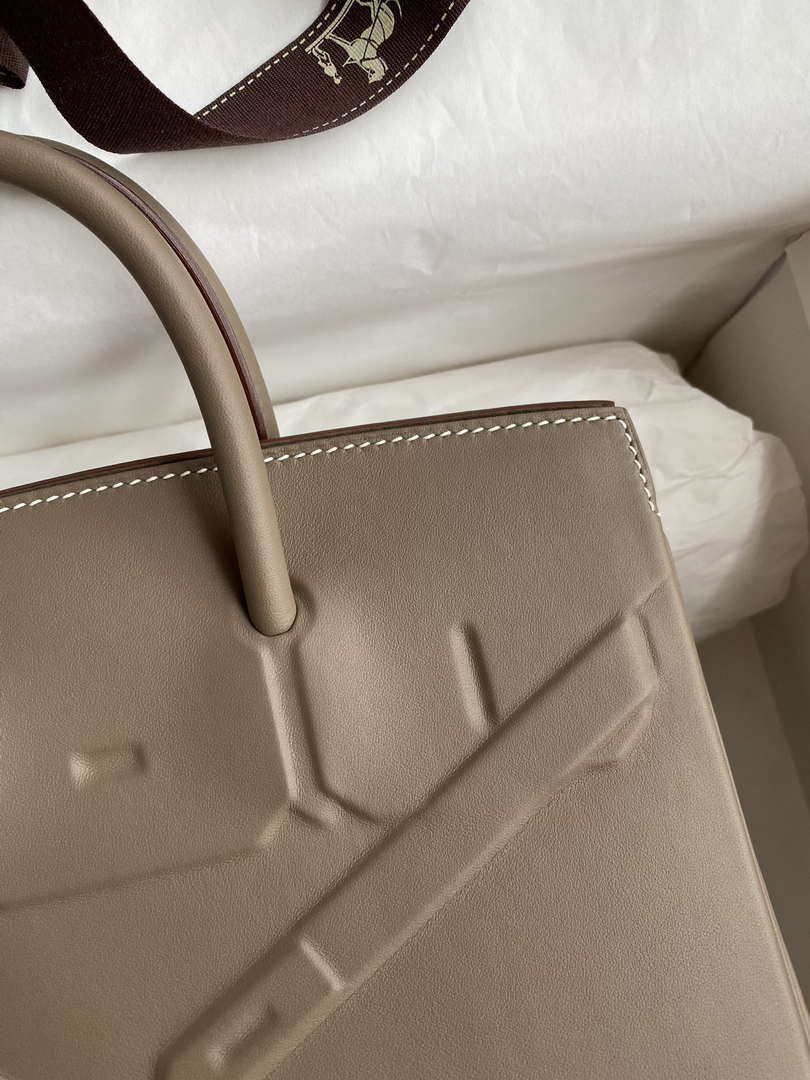Hermes Shadow Birkin Bag Swift 25 Fully Handmade H92032