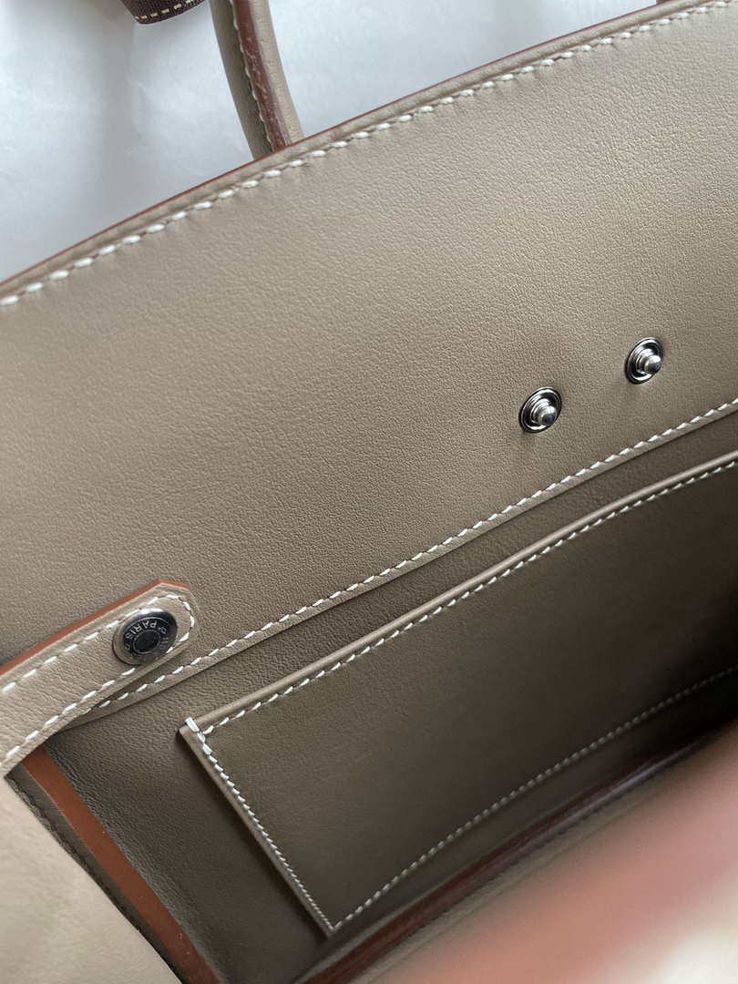 Hermes Shadow Birkin Bag Swift 25 Fully Handmade H92032