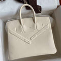 Hermes Shadow Birkin Bag Swift 25 Fully Handmade H92033 - Default Title - View 1