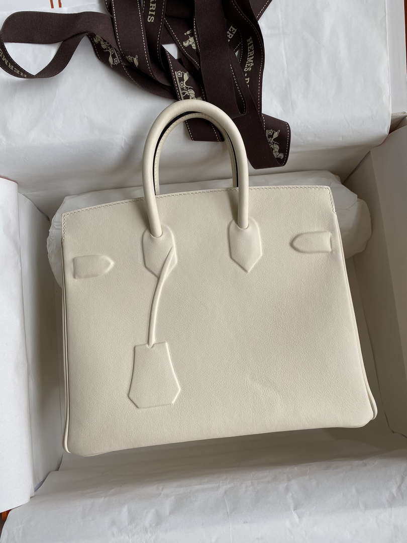 Hermes Shadow Birkin Bag Swift 25 Fully Handmade H92033