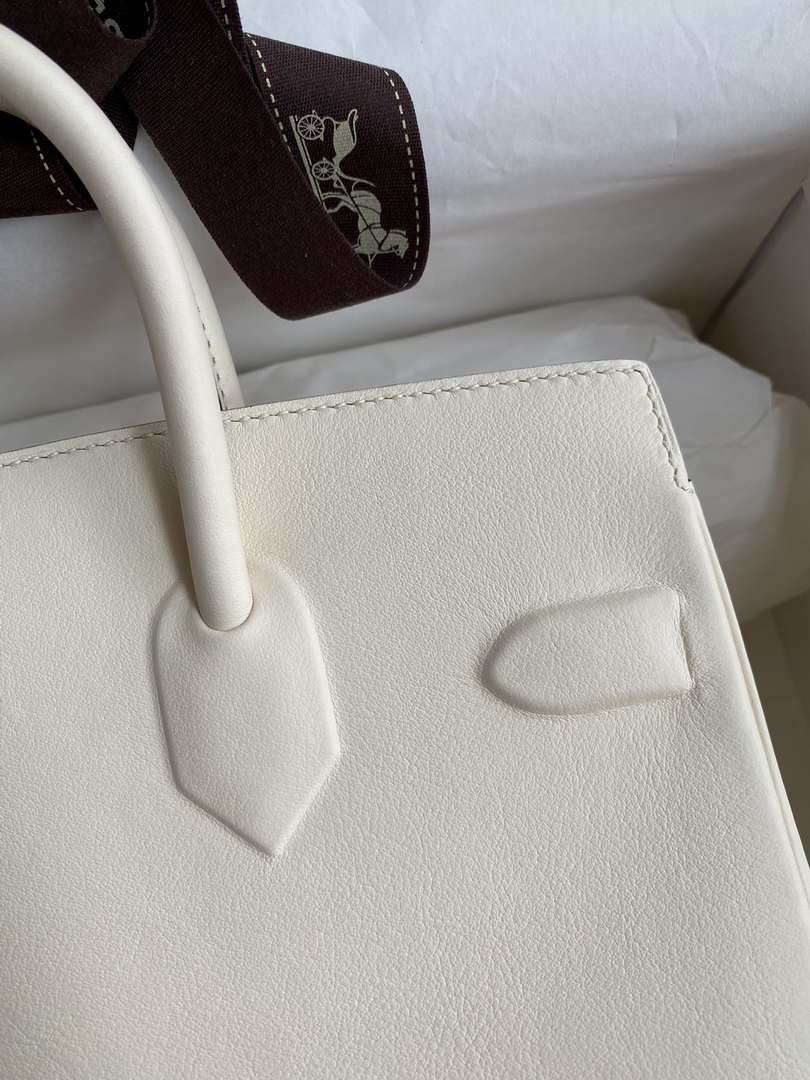 Hermes Shadow Birkin Bag Swift 25 Fully Handmade H92033