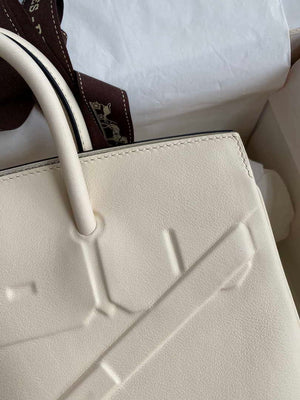 Hermes Shadow Birkin Bag Swift 25 Fully Handmade H92033 - Default Title - View 4