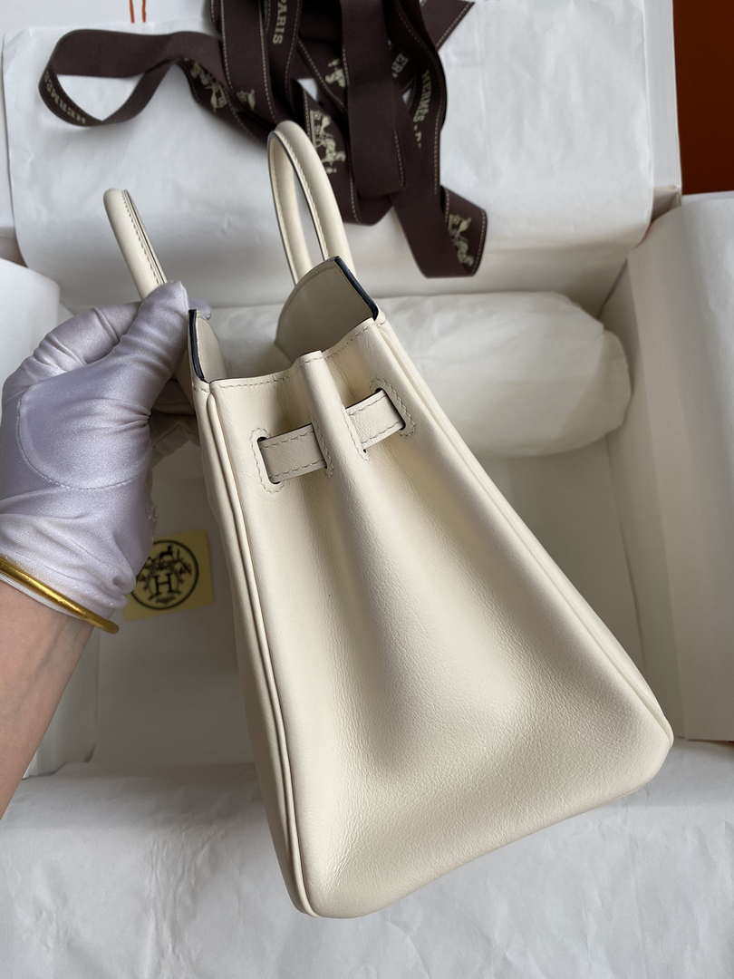 Hermes Shadow Birkin Bag Swift 25 Fully Handmade H92033