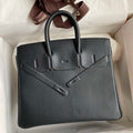Hermes Shadow Birkin Bag Swift 25 Fully Handmade H92034 - Default Title - View 1