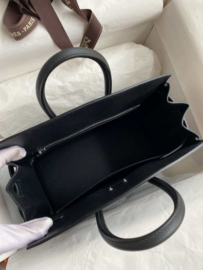 Hermes Shadow Birkin Bag Swift 25 Fully Handmade H92034