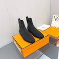 Hermes Shoes H212162Z Duo Ankle Boot Black