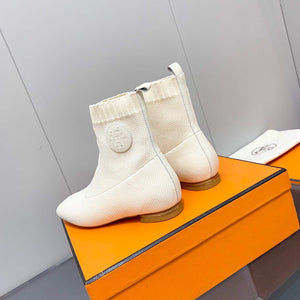 Hermes Shoes H212163Z Duo Ankle Boot Beige - 35 - View 6