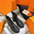 Hermes Shoes H222070Z Funk Ankle Boot Black - 35 - View 1