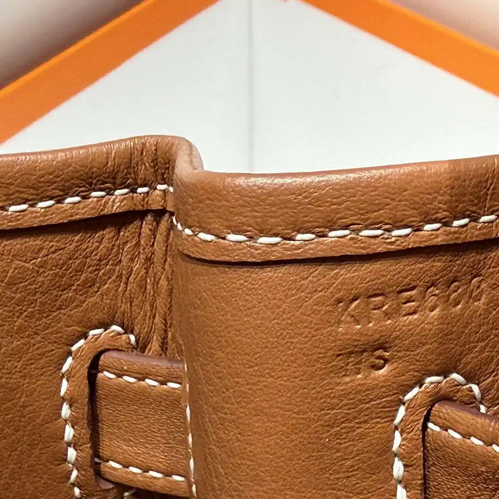 Hermes Shoulder Birkin 29 Etoupe Evercolor & canvas Palladium Hardware H92209