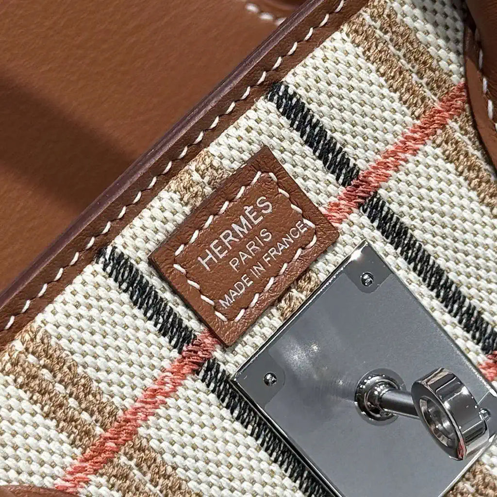 Hermes Shoulder Birkin 29 Etoupe Evercolor & canvas Palladium Hardware H92210
