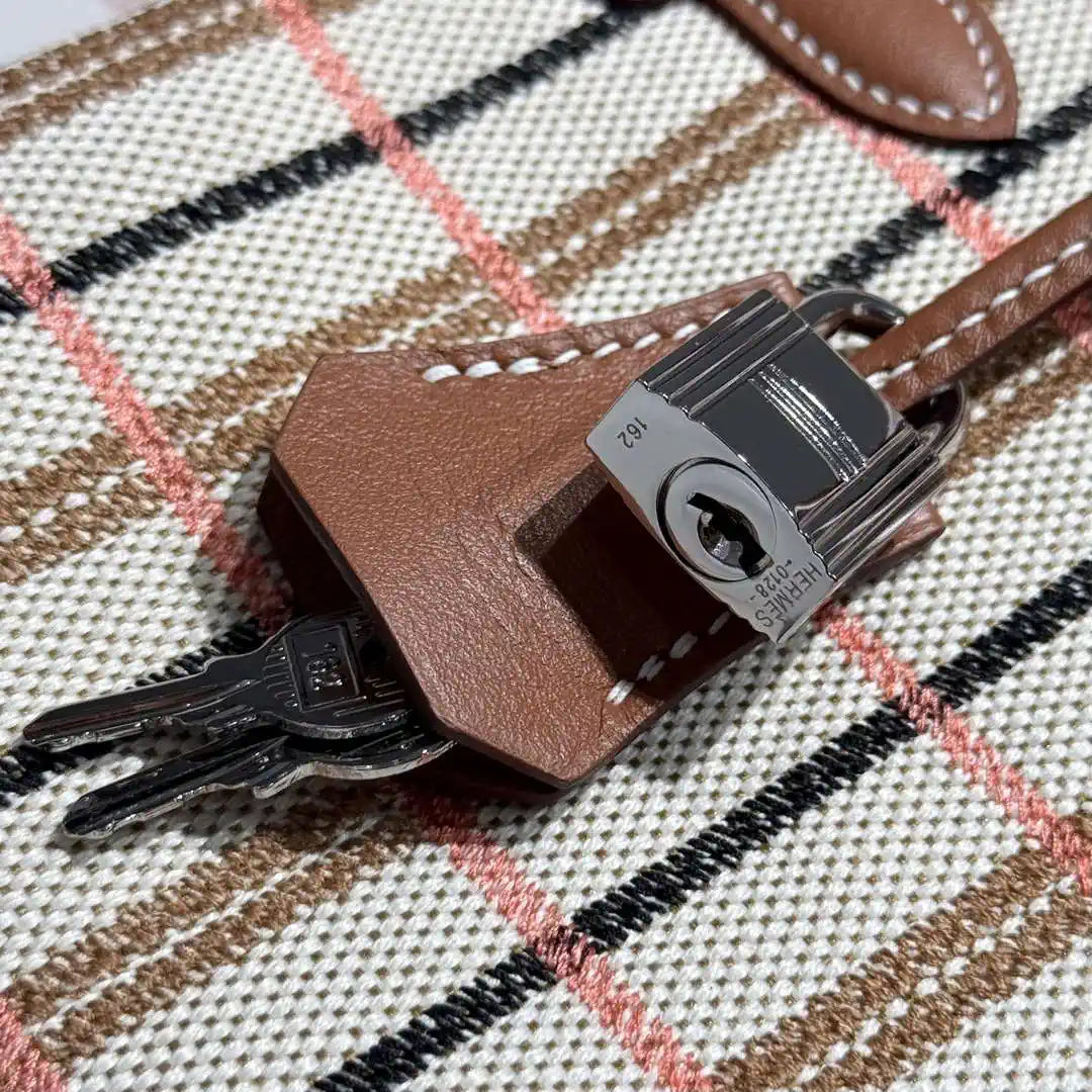 Hermes Shoulder Birkin 29 Etoupe Evercolor & canvas Palladium Hardware H92210