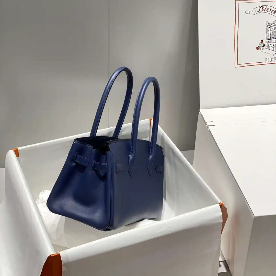 Hermes Shoulder Birkin 29 Etoupe Evercolor Palladium Hardware H92211