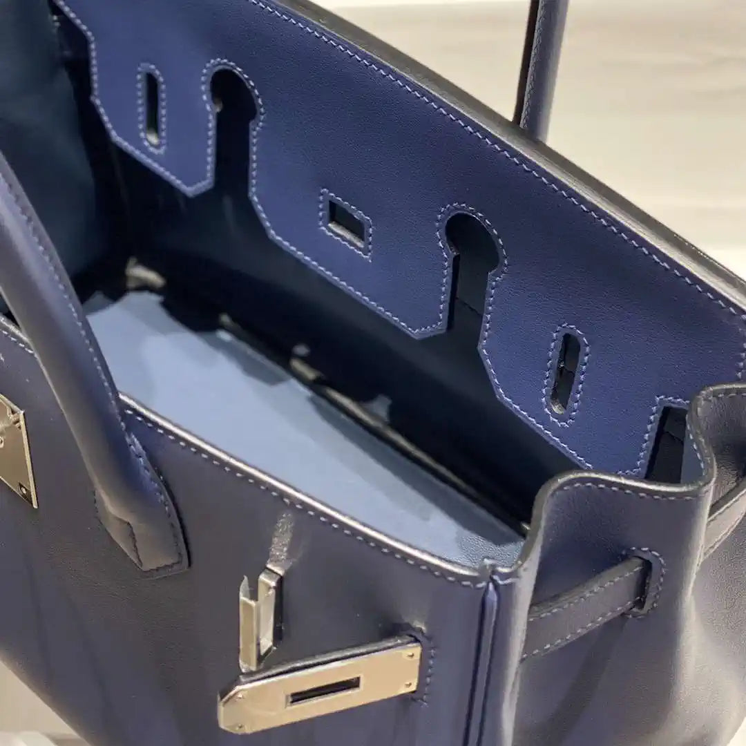 Hermes Shoulder Birkin 29 Etoupe Evercolor Palladium Hardware H92211