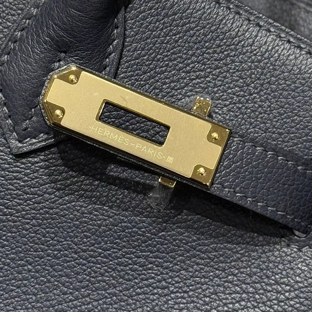 Hermes Shoulder Birkin 29 Etoupe Evercolor Palladium Hardware H92213