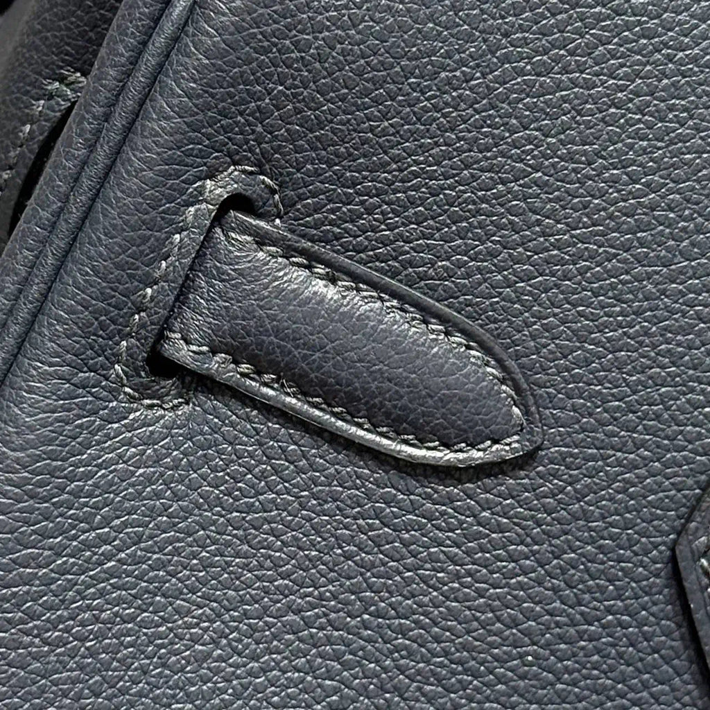 Hermes Shoulder Birkin 29 Etoupe Evercolor Palladium Hardware H92213