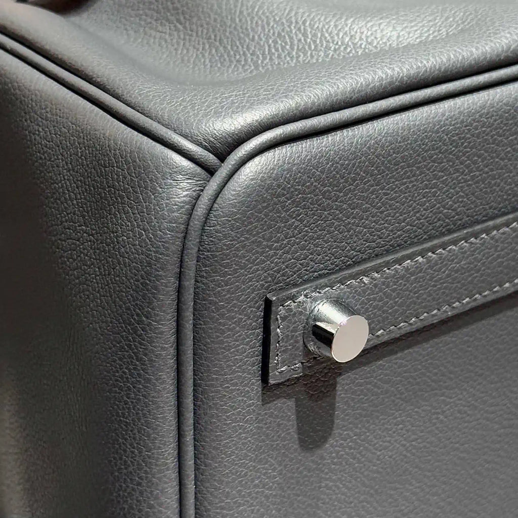Hermes Shoulder Birkin 29 Etoupe Evercolor Palladium Hardware H92214 Gray