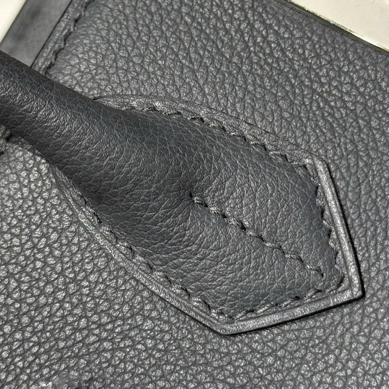 Hermes Shoulder Birkin 29 Etoupe Evercolor Palladium Hardware H92214 Gray