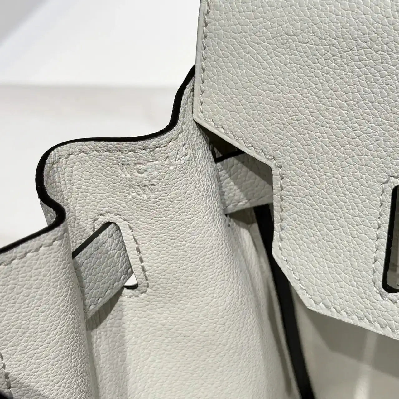 Hermes Shoulder Birkin 29 Etoupe Evercolor Palladium Hardware H92215