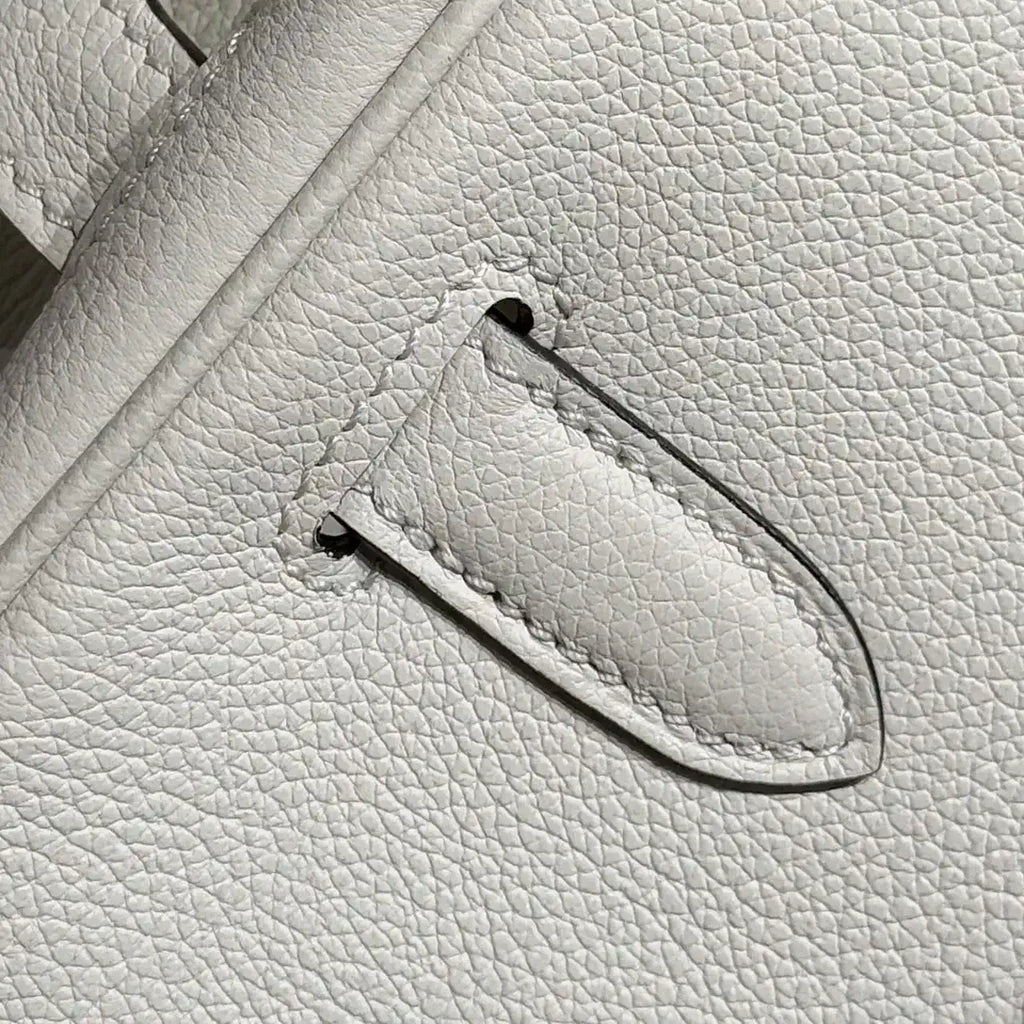 Hermes Shoulder Birkin 29 Etoupe Evercolor Palladium Hardware H92215