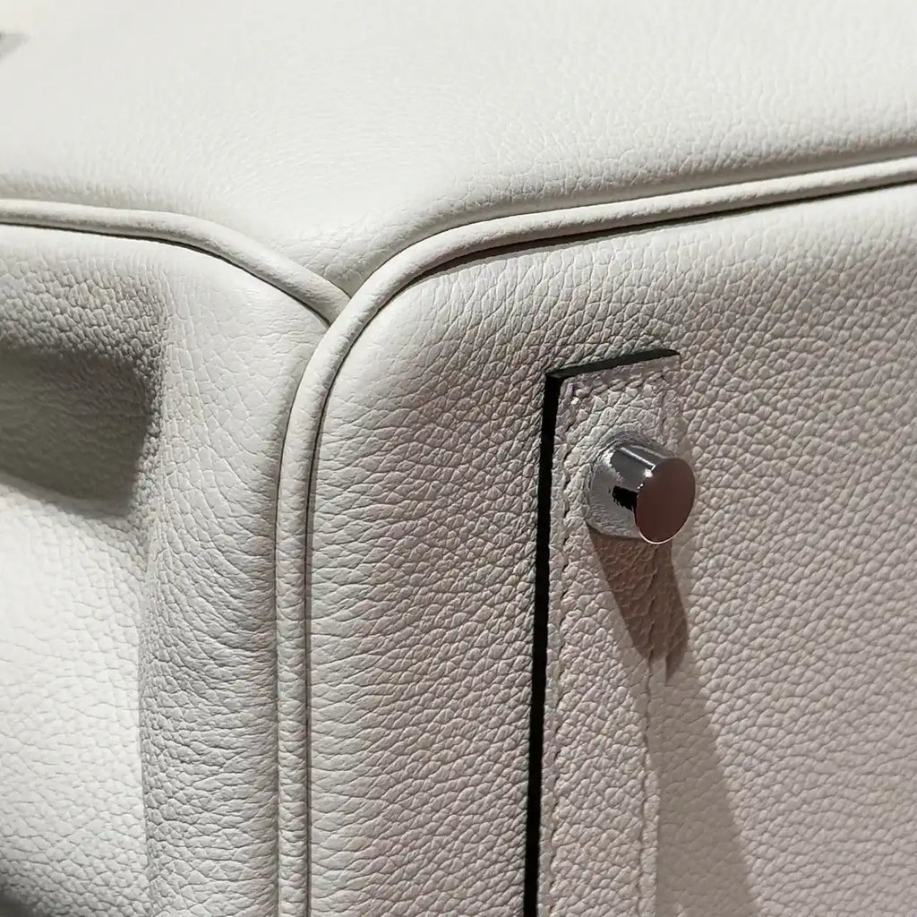 Hermes Shoulder Birkin 29 Etoupe Evercolor Palladium Hardware H92215