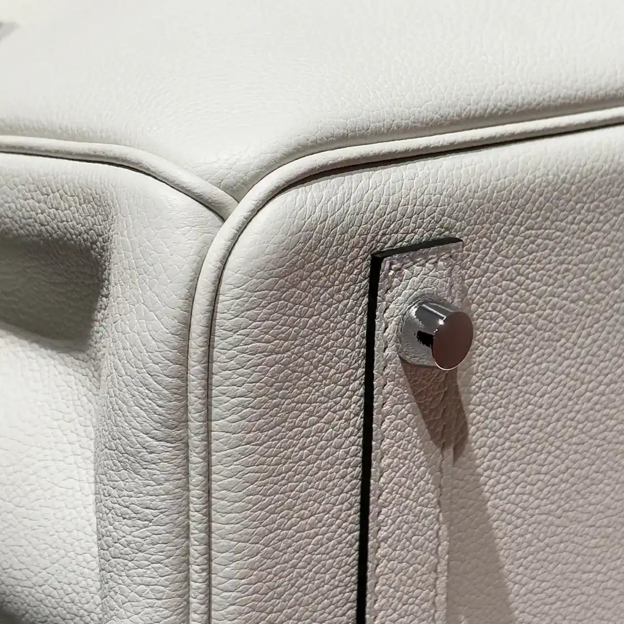 Hermes Shoulder Birkin 29 Etoupe Evercolor Palladium Hardware H92215
