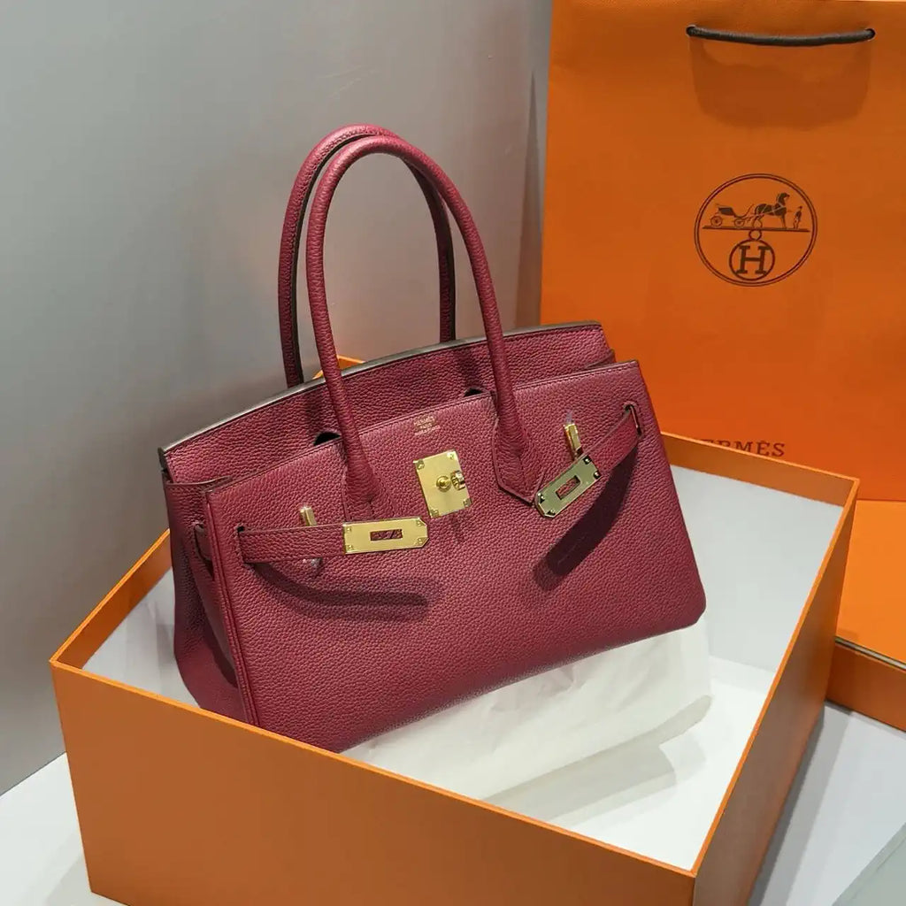 Hermes Shoulder Birkin 29 Etoupe Togo Leather H92216