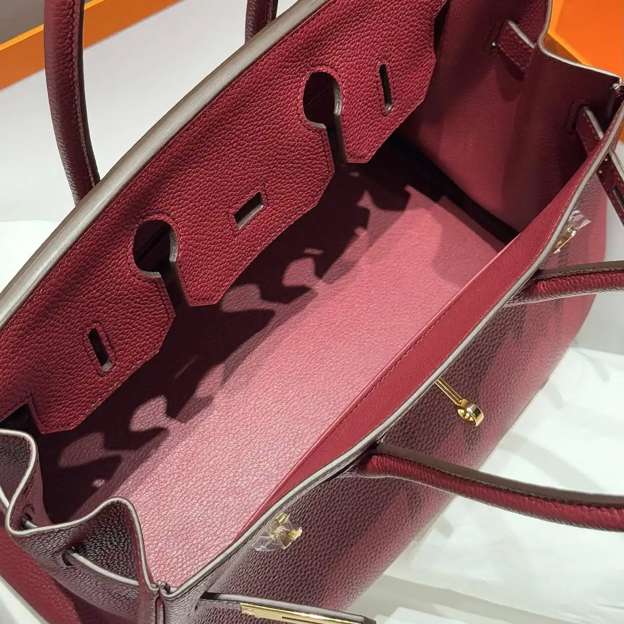 Hermes Shoulder Birkin 29 Etoupe Togo Leather H92216