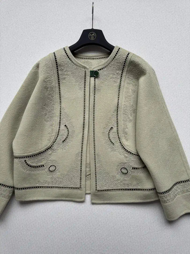 Hermes Women 100%  cashmere jacket coat H33370