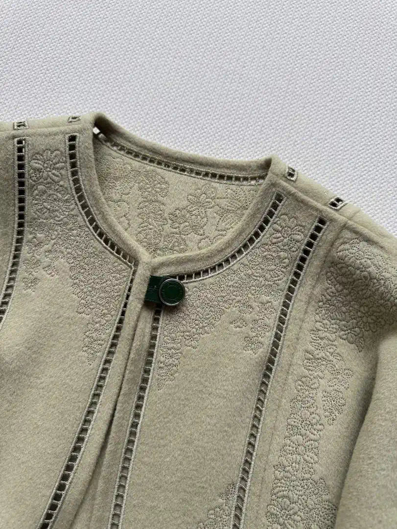 Hermes Women 100%  cashmere jacket coat H33370