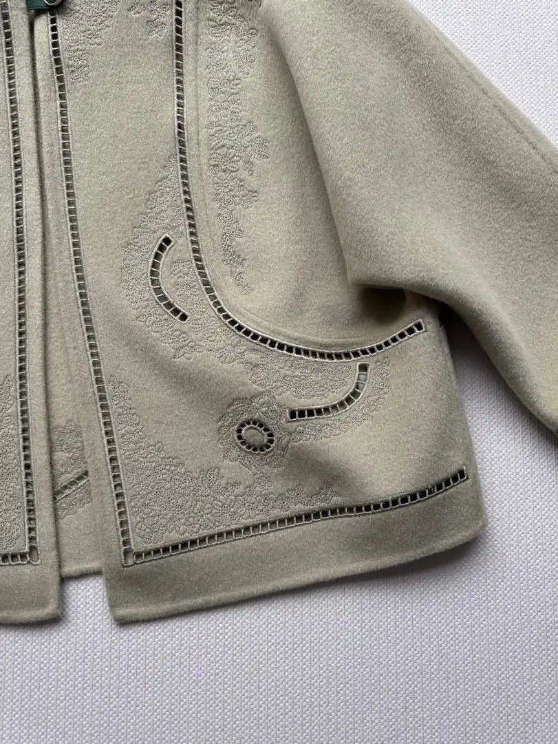 Hermes Women 100%  cashmere jacket coat H33370