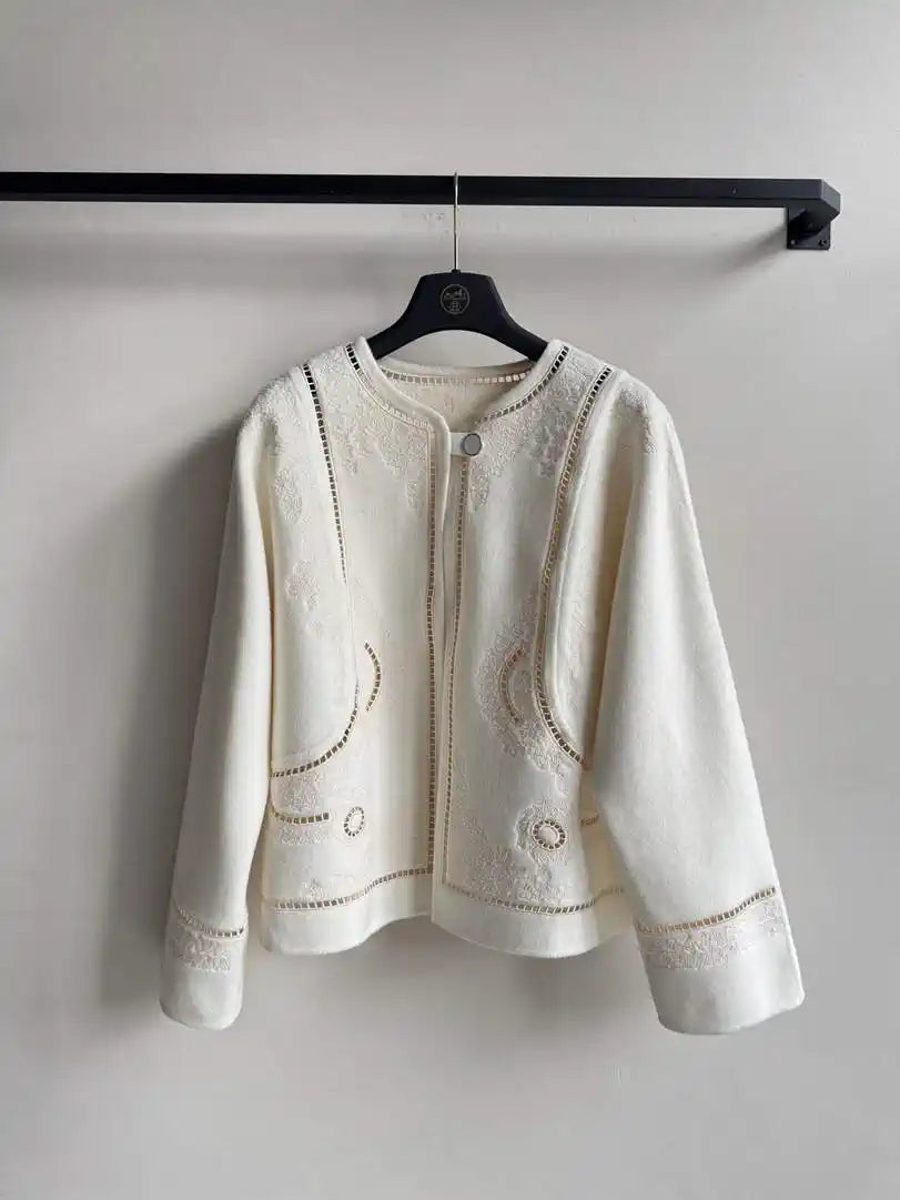 Hermes Women 100%  cashmere jacket coat H33371