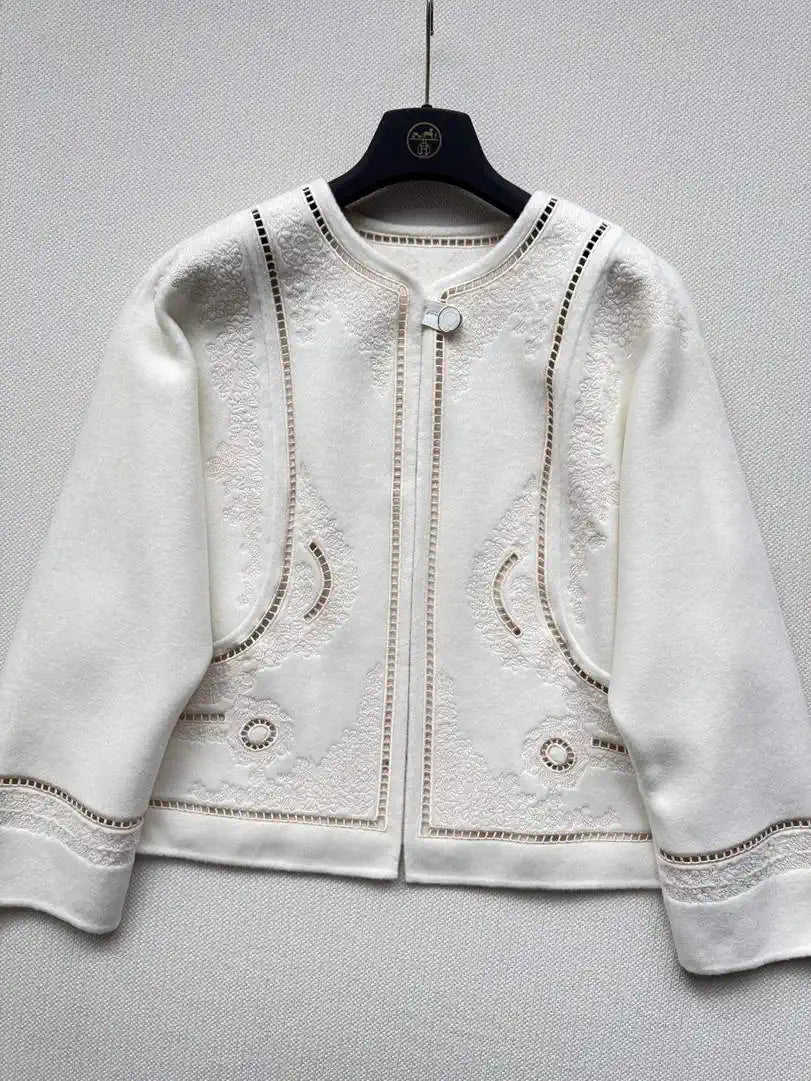 Hermes Women 100%  cashmere jacket coat H33371