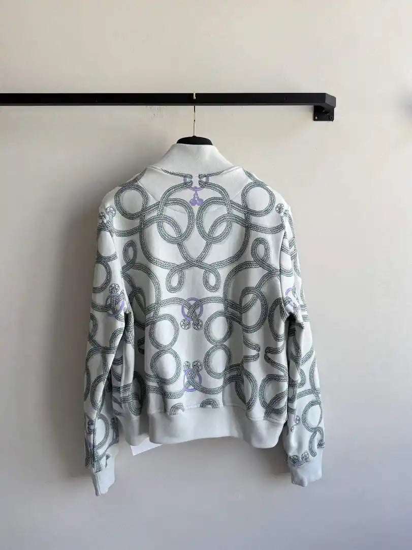 Hermes Women casual sweatshirt jacket coat H33365