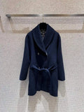 Hermes Women Classic pig nose monogram cashmere coat H33366