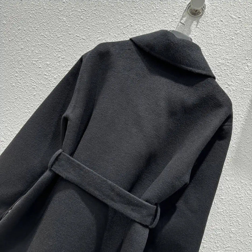 Hermes Women Classic pig nose monogram cashmere coat H33367