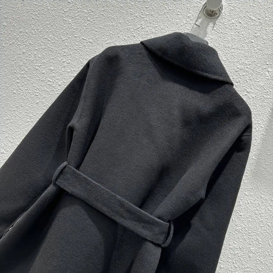 Hermes Women Classic pig nose monogram cashmere coat H33367